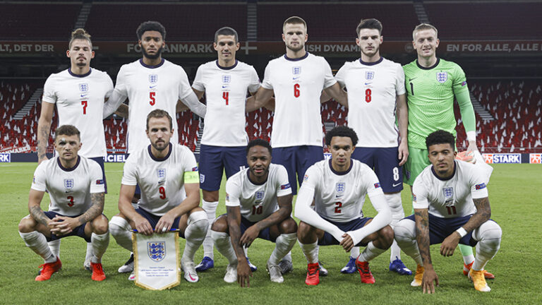 denmark national football team vs england national football team timeline